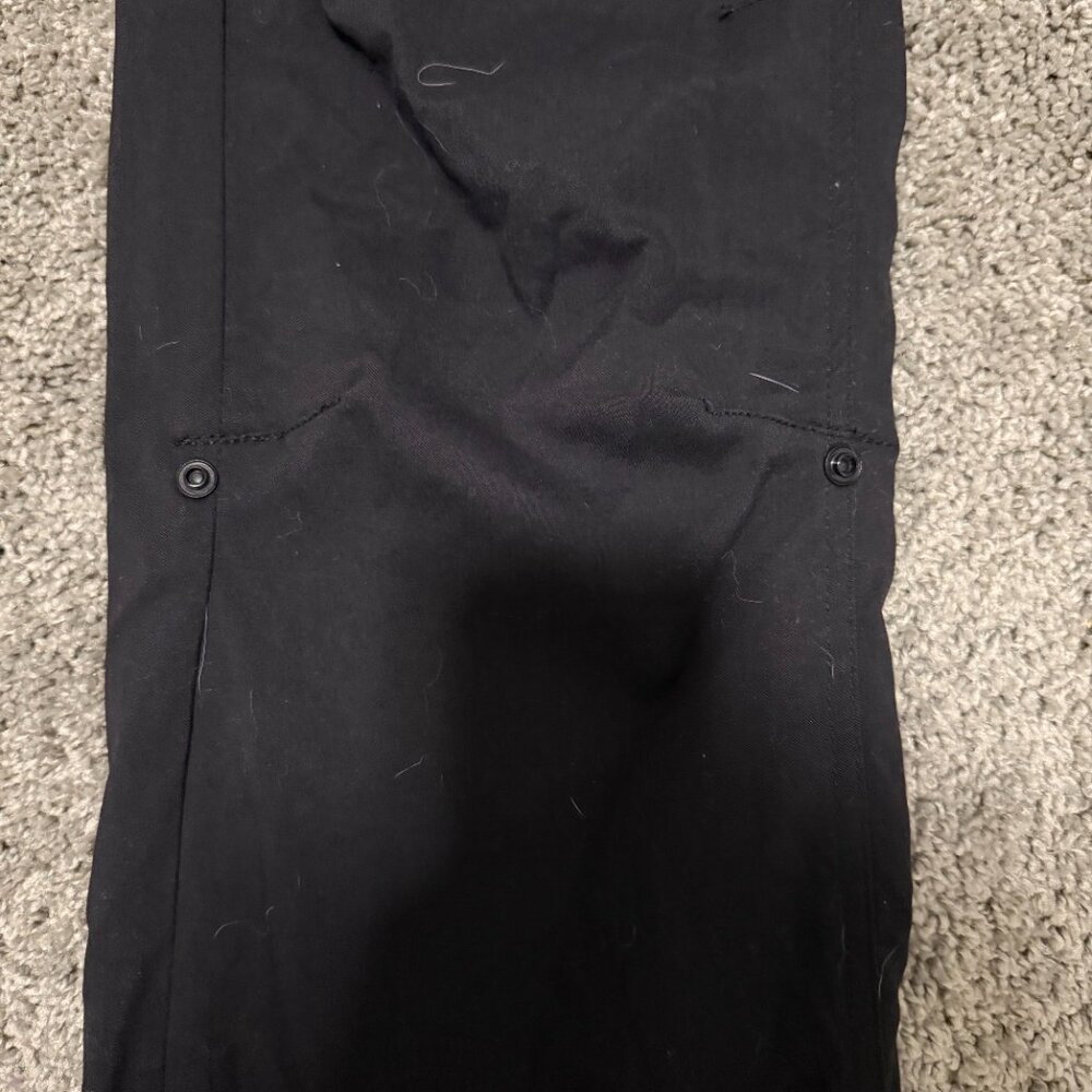 Prana Halle II Pants 12 Black Water Repellent Stretch Hiking Travel Performance - Picture 2 of 8